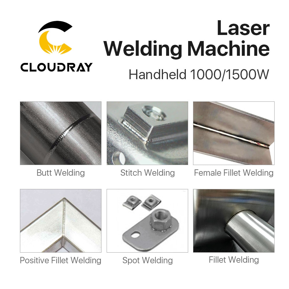 Cloudray 1080nm Laser Welding Machine 1000W 1500W Handheld Raycus Laser 220V 50Hz Auto-Wire Feeder for Metal Butt Spot Weling - Image 6