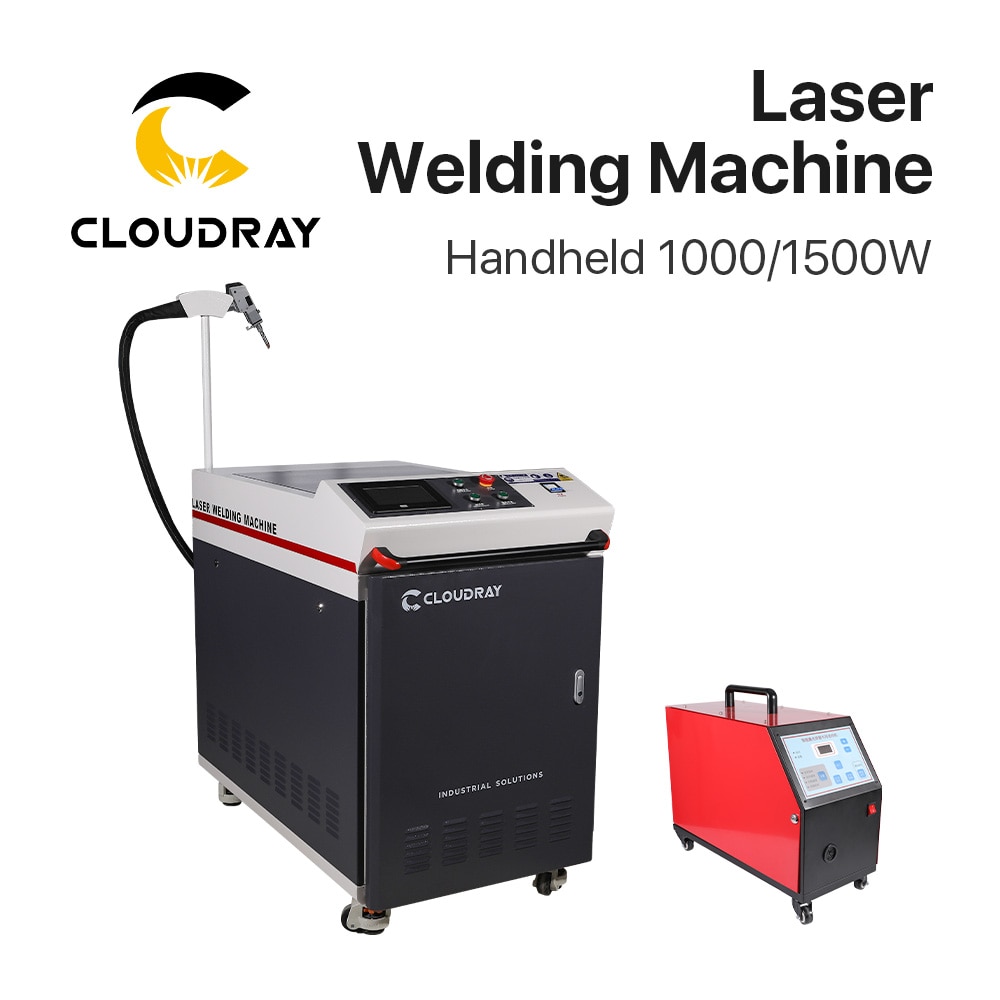 Cloudray 1080nm Laser Welding Machine 1000W 1500W Handheld Raycus Laser 220V 50Hz Auto-Wire Feeder for Metal Butt Spot Weling
