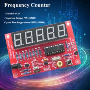 DIY Kits RF 1Hz-50MHz Crystal Oscillator Frequency Counter Meter Digital LED Tester Meter frequency meter digital