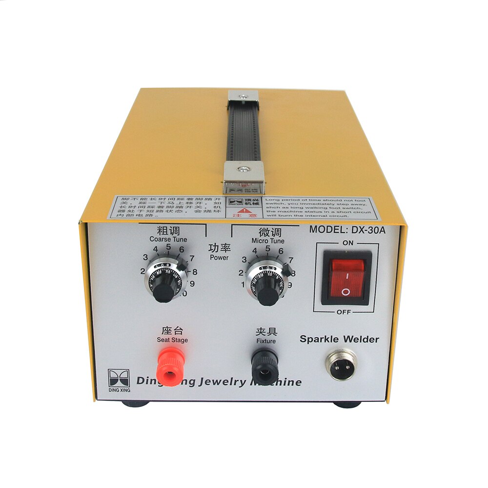 DX-30A Handheld Spot Laser Welder Pulse Butt Welding Machine Jewelry Equipment Tool 220V 110V for Gold Silver Ring Mouth Buckle - Image 2