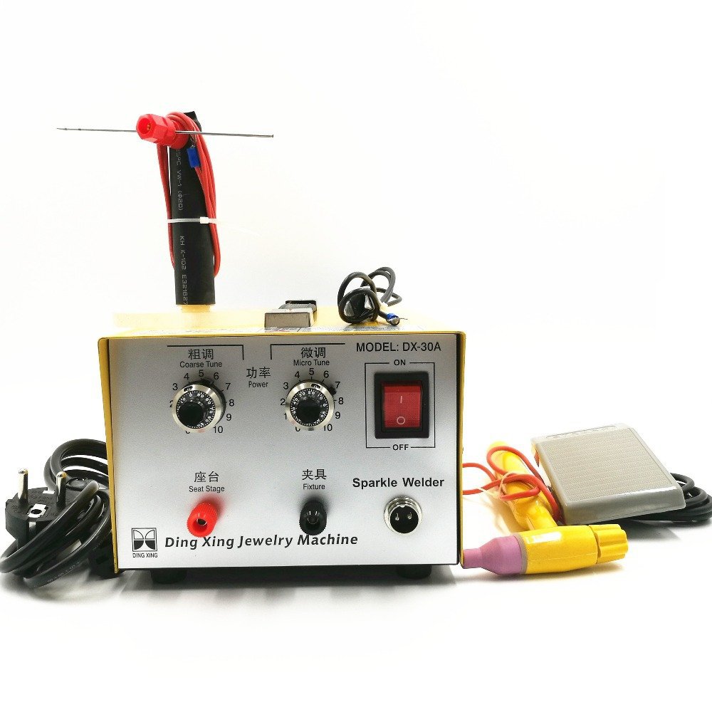 DX-30A Spot Laser Welder Pulse Butt Handheld Welding Machine Jewelry Equipment Tool 220V 110V for Gold Silver Ring Mouth Buckle - Image 4