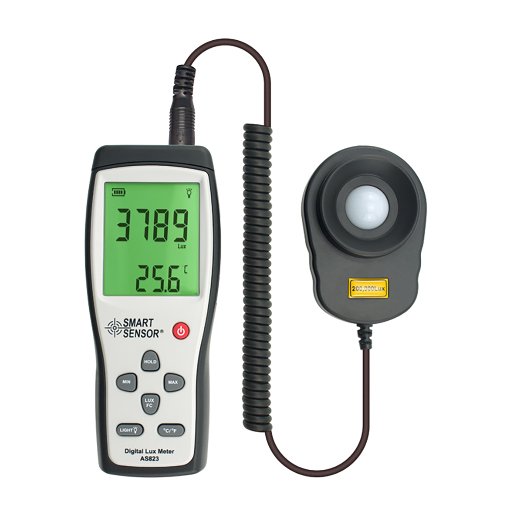 Digital Light Meter Lux Meter Spectrophotometer Photometer Spectrometer Sensor Measurement Range 1~200.000lux - Image 3