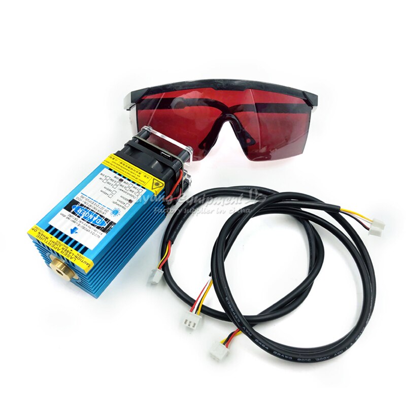 Diode laser parts TTL PMW mix control 405NM 450NM blue purple head engraving machine - Image 4