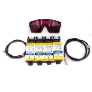 Diode laser parts TTL PMW mix control 405NM 450NM blue purple head engraving machine