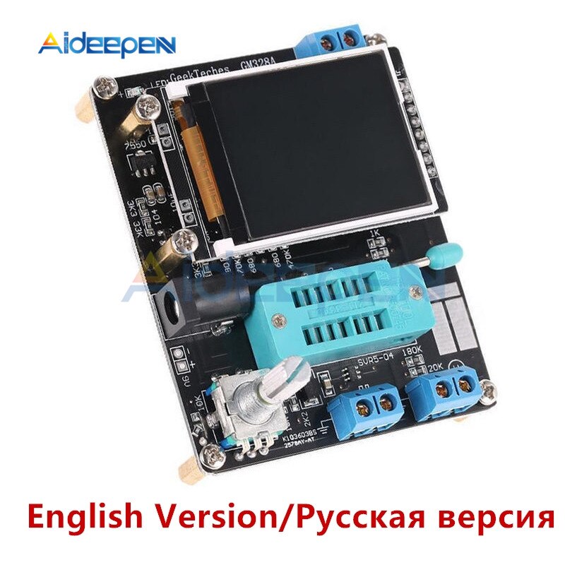 GM328A LCD Transistor Tester Case English/Russian Diode Capacitance ESR Voltage Frequency Meter PWM Square Wave Signal Generator - Image 2