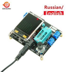 GM328A Multi-function 160x128 LCD Digital Transistor Tester Diode DIP Capacitance Resistance ESR Meter Inductor Tester Generator