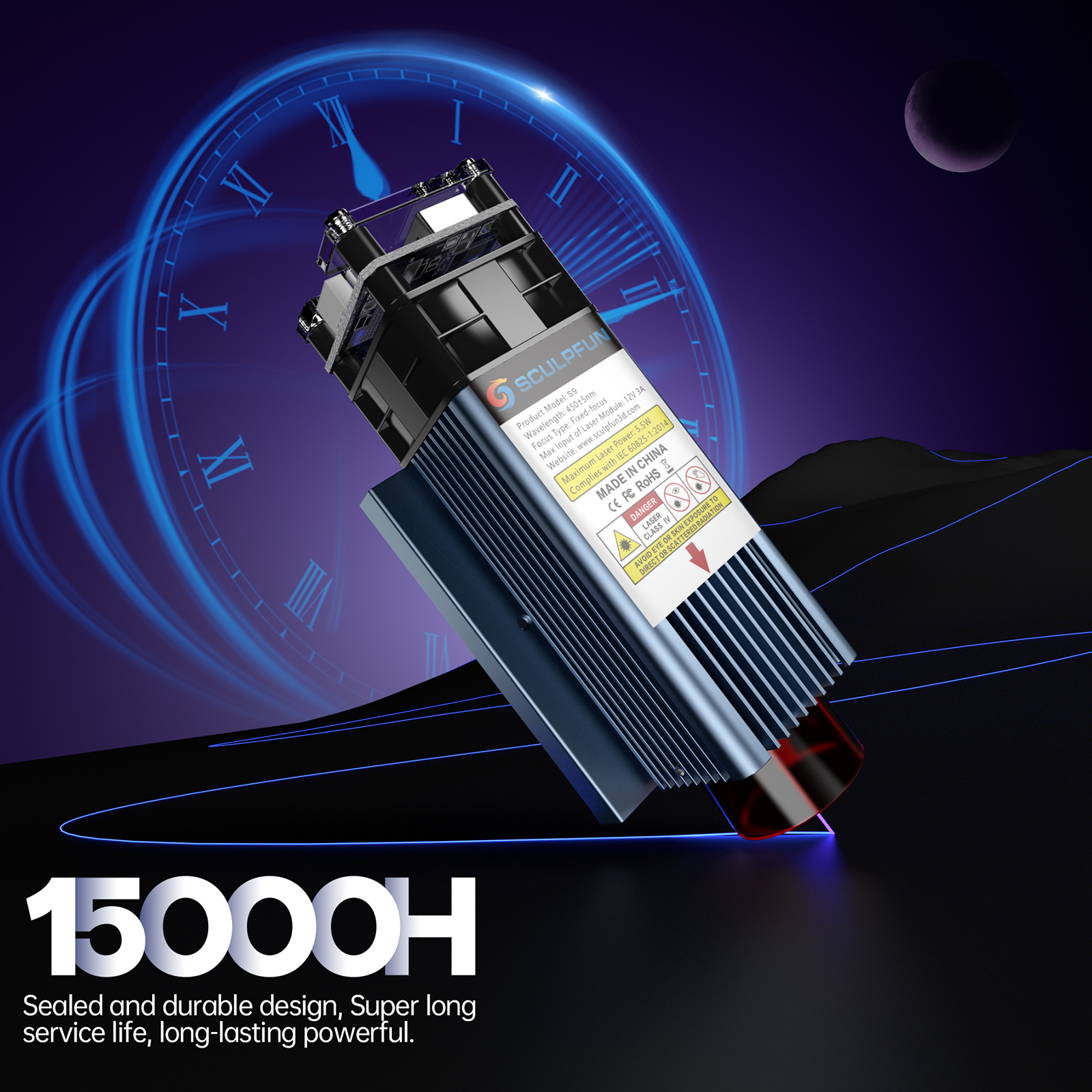 SCULPFUN S9 90W High Precision laser diode module for Home DIY Household laser engraving machine for wood - Image 5