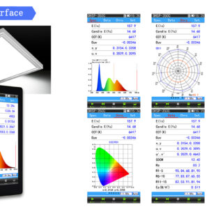 Handheld Spectrometer Luminaires Tester CCT CRI Lux Meter Hopoocolor OHSP350C