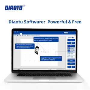 Diaotu laser 20W machine  laser engrave machine  Laser leather engraving machine