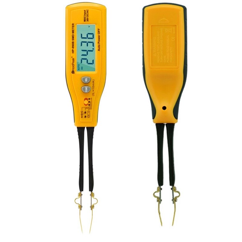 HoldPeak SMD Multimeter HP-990B Auto Range Resistance Capacitance Smart Diode(RCD) LED Zener Continuity Battery Tester Meter - Image 5