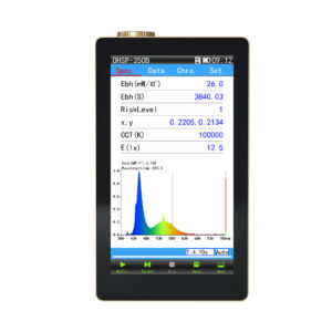 Hot Handheld spectral illuminance analyzer blue light tester spectrometer red and blue ray irradiance meter