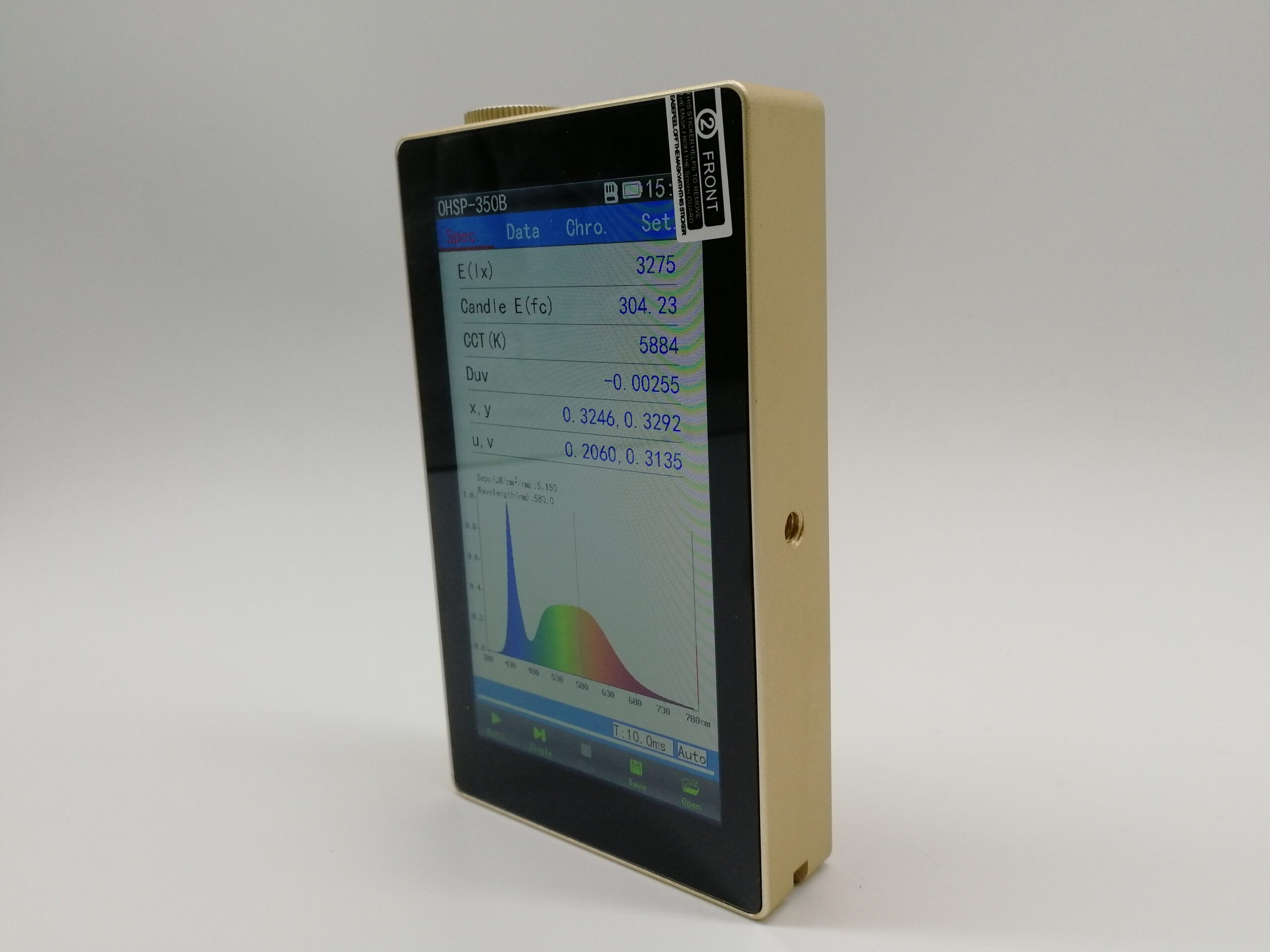 Hot Handheld spectral illuminance analyzer blue light tester spectrometer red and blue ray irradiance meter - Image 6