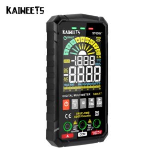 KAIWEETS ST600Y Ture RMS Digital Multimeter Auto Range NCV Intelligent Multimetro Tester AC DC Voltage Capacitance Ohm Hz Meter