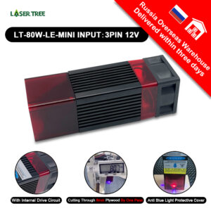 LASER TREE 80W/40W/30W/20W/7W Laser Head For Engraver Wood Cutting CNC DIY Laser Tool Blue Light Laser Module