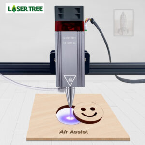 LASER TREE 80W Laser Module Air Assist Laser Head for Laser Engraving Cutting Machine 450nm Blue Light Wood Routers Marking Tool
