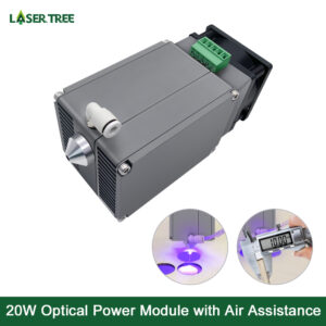 High Power 20W Laser module Air Assist TTL Blue Light Module