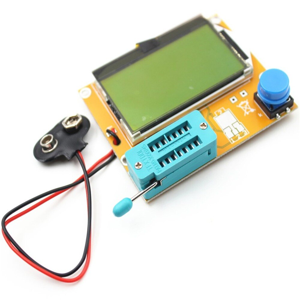 LCR-T4 LCD Digital Transistor Tester Meter Backlight Diode Triode Capacitance ESR Meter For MOSFET/JFET/PNP/NPN L/C/R 1
