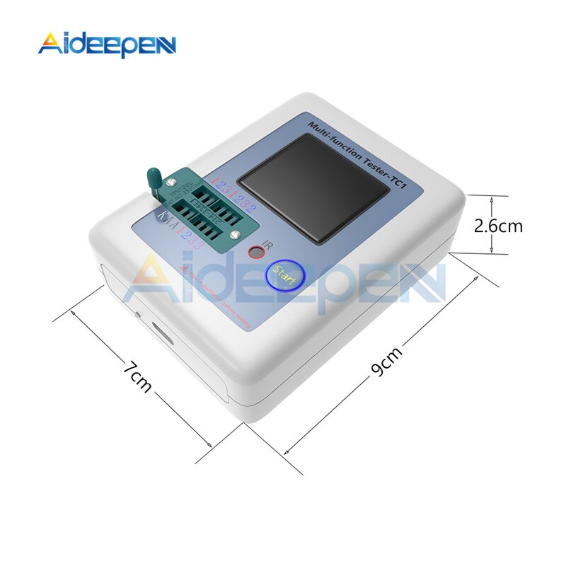 LCR-TC1 TC1 Colorful Display Multifunctional TFT Backlight Transistor Tester For Diode Triode Capacitor Resistor Transistor - Image 4