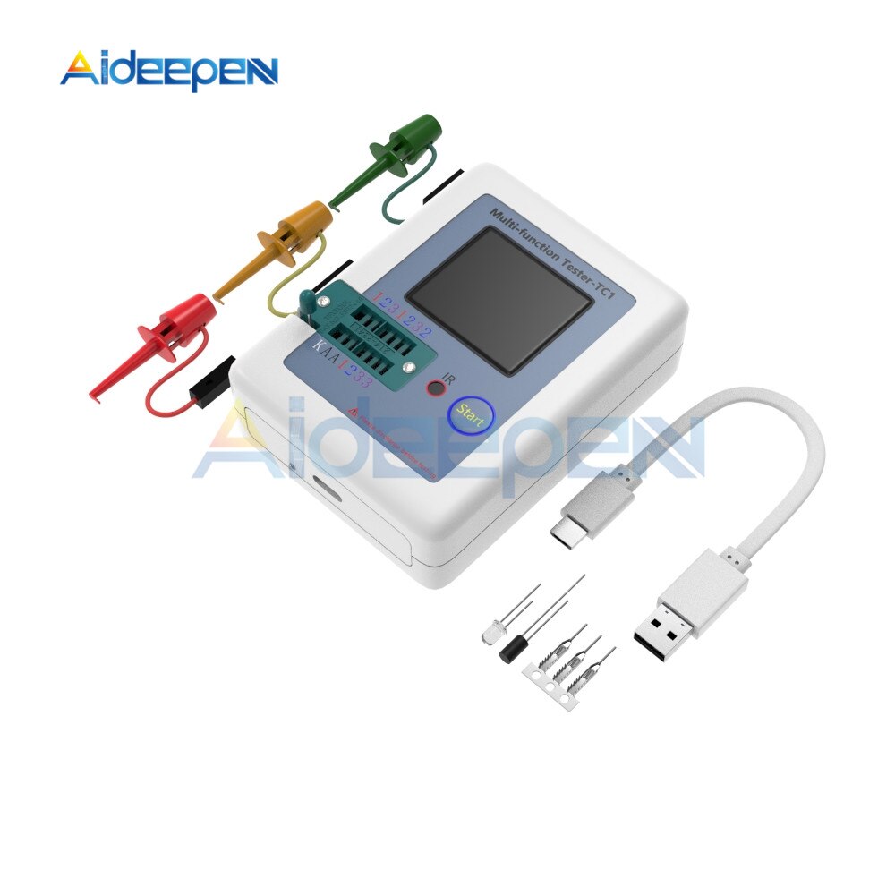 LCR-TC1 TFT Colorful Display Multifunctional Backlight Transistor Tester For Diode Triode Capacitor Resistor Transistor 160*128 - Image 2