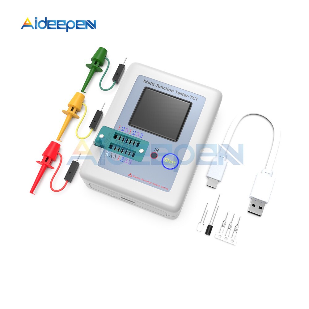 LCR-TC1 TFT Colorful Display Multifunctional Backlight Transistor Tester For Diode Triode Capacitor Resistor Transistor 160*128 - Image 3