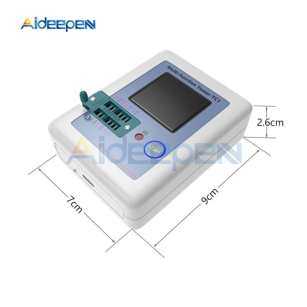 LCR-TC1 TFT Colorful Display Multifunctional Backlight Transistor Tester For Diode Triode Capacitor Resistor Transistor 160*128 - Image 6