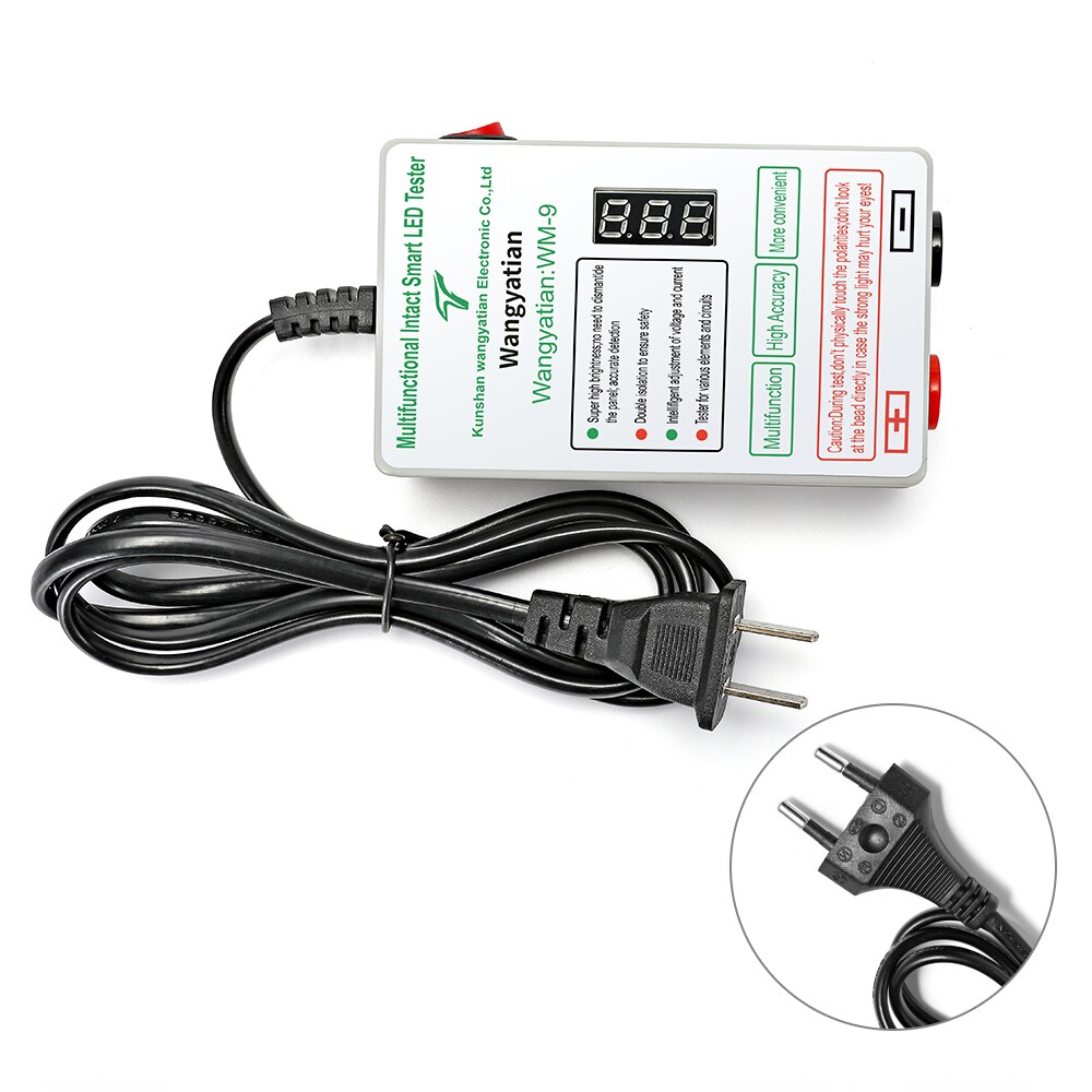 LED LCD TV Screen Backlight Zener Diode Tester Meter Lamp Strip Bead Light Board Test Tool Output 0~300V US Plug - Image 2