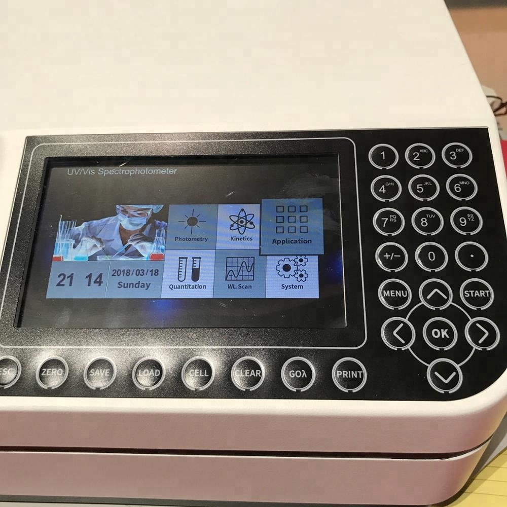 Laboratory Cheap Portable Single Beam UV VIS Scanning Color Screen Spectrophotometer Price China,Spectrometer with 21 CFR - Image 5