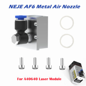 NEJE AF-6 / KF-8 CNC Metal Air Nozzle for NEJE A40640/A40630/N40630 Laser Module High Pressure Max 1.5Mpa