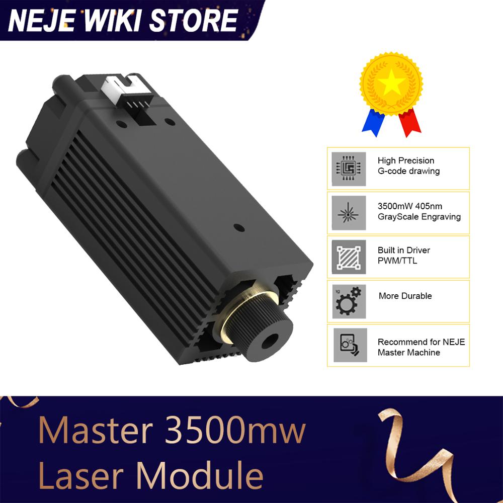NEJE Master 3.5W 405nm TTL Blue Violet Laser Module Laser Tube Engraving Machine Parts