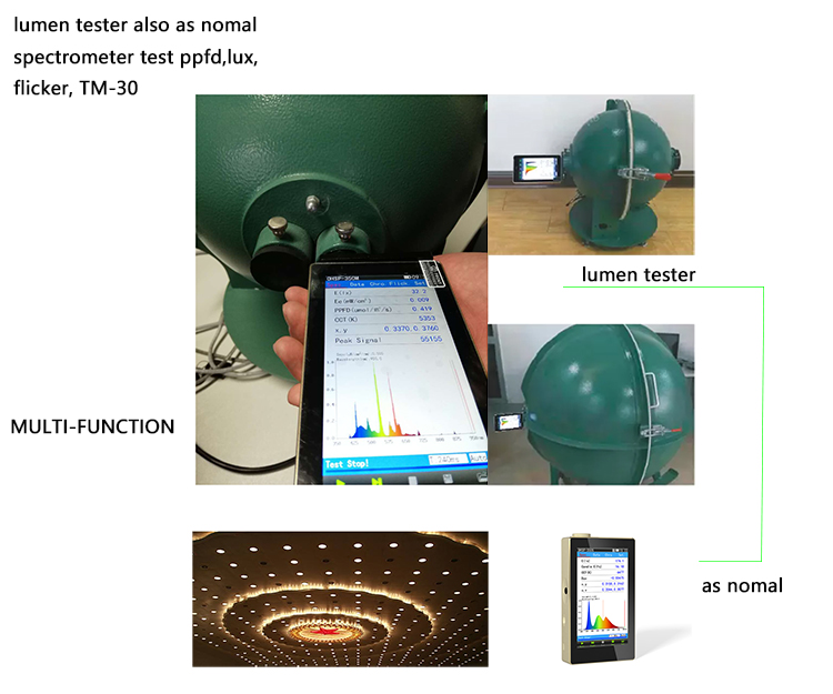 OHSP350M Lumen Spectrometer Integrating Sphere System Luminous Flux - Image 5