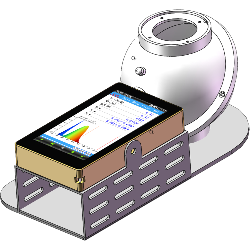 OHSP350M Portable Spectrometer with integrating sphere system Lumen Test - Image 3