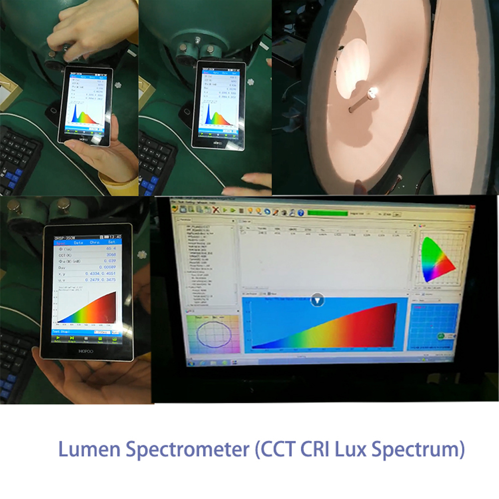 OHSP350M Portable Spectrometer with integrating sphere system Lumen Test - Image 4