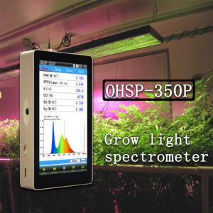 OHSP350P 350-800nm spectrum spectrometer grow light spectrometer ppfd or par meter LED light meter