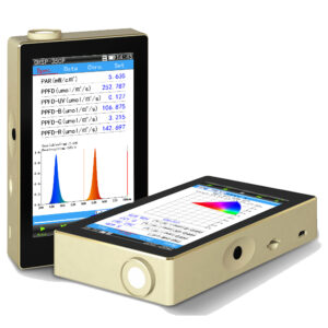 OHSP350P PAR PPFD Meter 350-800nm Spectrometer Umol/m2/s Tester HOPOOCOLOR