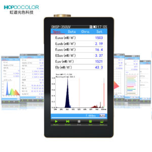 OHSP350UV UV Spectrometer Portable 230-850nm Spectrophotometer HOPOOCOLOR UVA UVB UVC Test