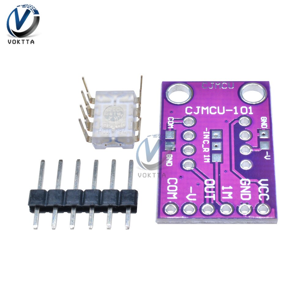 5PCS OPT101 Analog Light Sensor Module Photosensitive Optical Light Intensity Detection Module Photoreceptor Monolithic Photodiode - Image 6