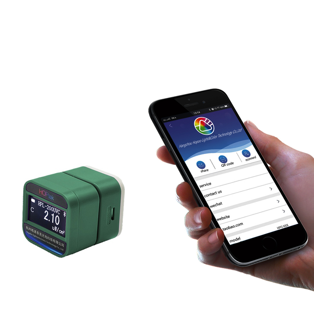 PAR PPFD Meter HOPOOCOLOR HPL220P Handheld Spectrometer For Optical Flux Density Test - Image 3