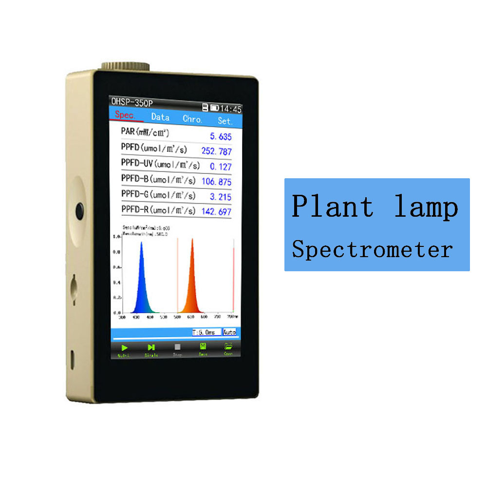 PAR PPFD Meter (Umol/m2/s) Spectrometer Light Spectrum Analyzer OHSP350P For Plant Lamp And Grow Lights - Image 3
