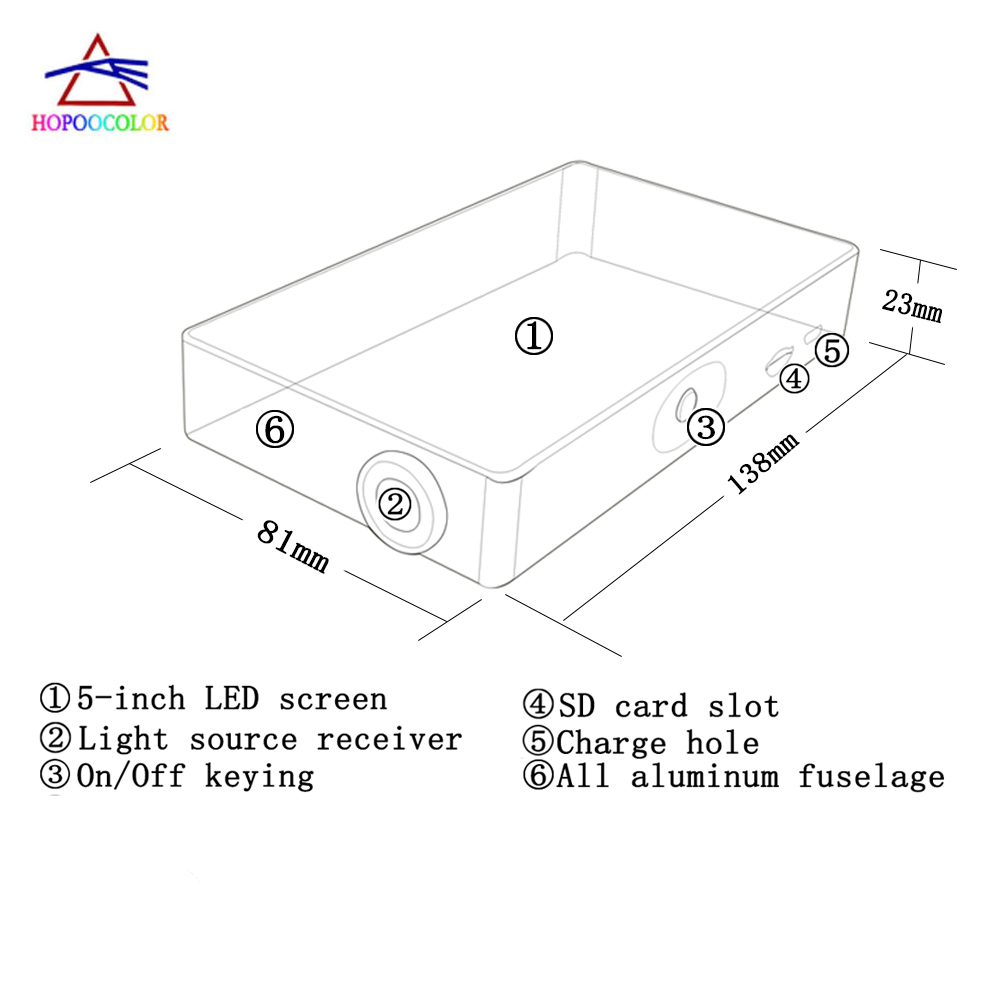 PPFD and PAR meter 350-800nm OHSP350P handheld spectrometer grow light spectrometer plant spectrometer LED light spectrometer - Image 6