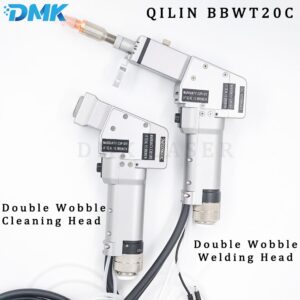 QILIN BBWT20C Biaxial Swing Laser Hand-held Welding Gun Wobble Cleaning Head 2 Heads in a Package Super Value Qilin Set