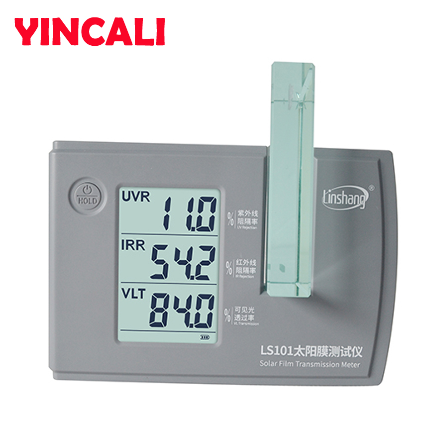 Solar Film Transmission Meter LS101 Window Tint Meter measure and display UV, IR rejection and visible light transmission value - Image 4