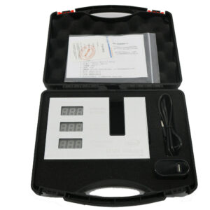 Solar Film Transmission Tester with 3 in 1 Resolution 0.1Percent Digital UV/IR Rejection Light Transmittance Meter