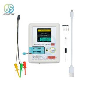 TC-T7-H LCR-T7 LCR-TC1 1.8 inch Colorful Display Multifunctional TFT Backlight Transistor Tester Diode Triode Capacitance Meter