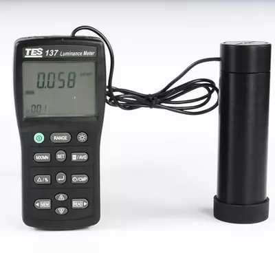 TES-137 Luminance Meter Dual Display, 4-Digit LCD TES137 - Image 2