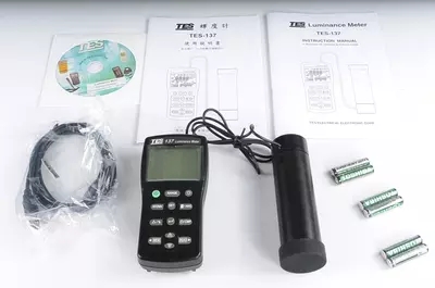 TES-137 Luminance Meter Dual Display, 4-Digit LCD TES137 - Image 4