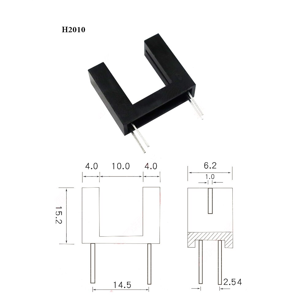 Taidacent 10 Pcs Direct / Beam Optex Photoelectric Sensor Slot Type Infrared Photoelectric Sensor Photodiode Optocoupler Switch - Image 6