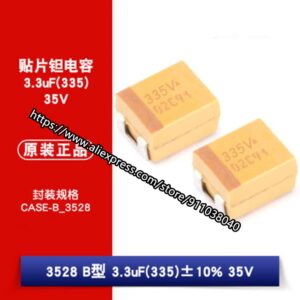 Tantalum Capacitor Type B 3528 3.3/6.8UF 25/35V TAJB335K025RNJ TAJB335K035RNJ TAJB685K025RNJ Screen 335E 335V 685E