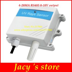 The irradiation intensity of ultraviolet sensor 0-10v 4-20ma ultraviolet light detecting transducer rs485 output UV sensor