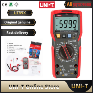 UNI-T Digital Multimeter UT89X UT89XD True RMS NCV 20A Current AC DC Professional Voltmeter Capacitance Resistance Tester