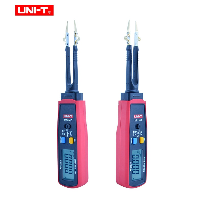 UNI-T SMD tester UT116A UT116C professional rotatable and with tweezer High precision Resistor-capacitor tester with clip - Image 2